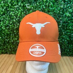 New Longhorn Headwear Texas OSFA Orange White Adjustable Hat UT  Austin Cap